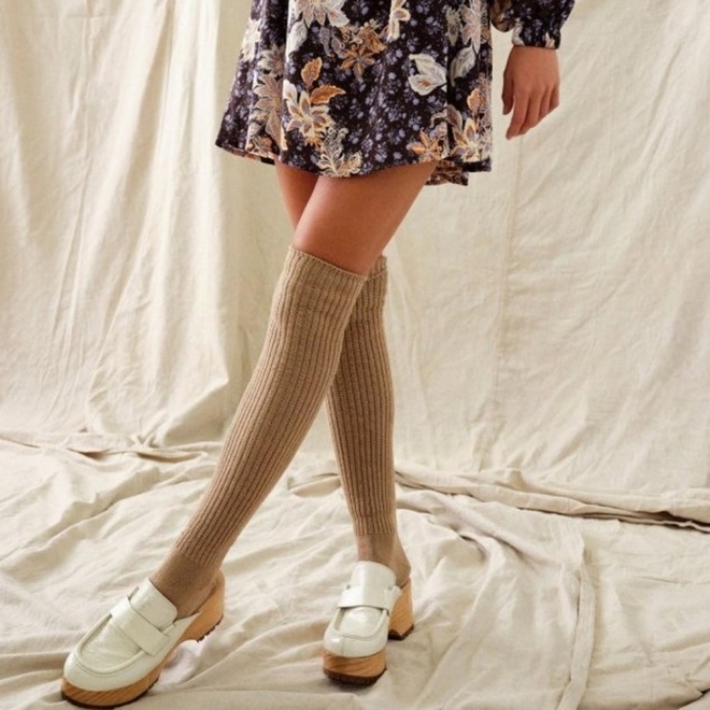 FREE PEOPLE Corbin Loafer Clogs / Bone NIB 36